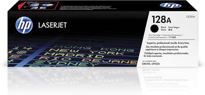 HP 128A Original LaserJet Toner Cartridge, Black