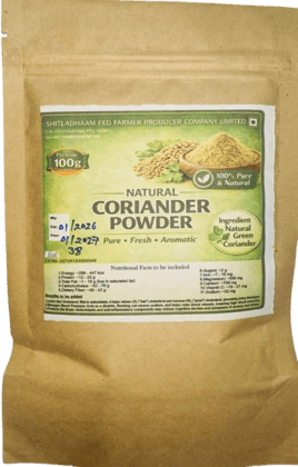 Natural Coriander Powder - 100% Pure & Aromatic