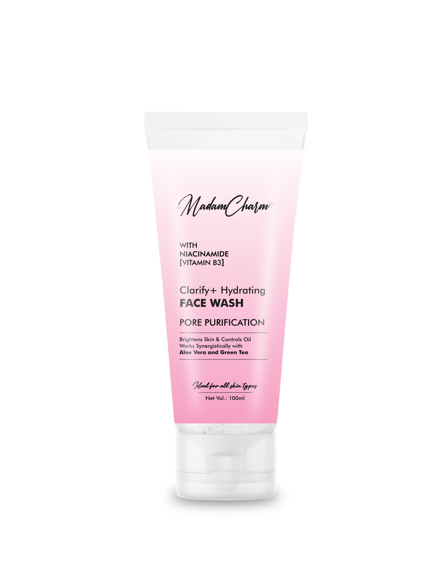 MadamCharm Niacinamide Anti-Acne Face Wash with Vitamin B3, 100ml