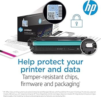 HP 202A Original LaserJet Printer Toner Cartridge Set- Black, Cyan, Yellow, Magenta