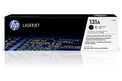 HP 131A Original LaserJet Toner Cartridge, Black