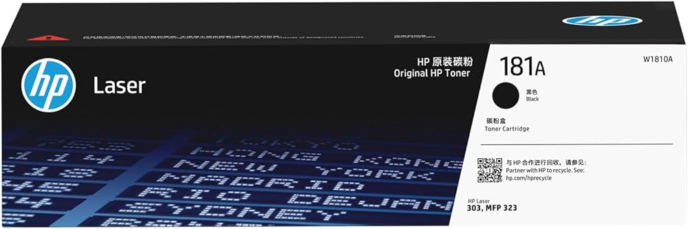 HP 181A Blk Original Laser Toner Crtg