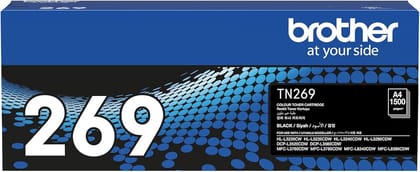 Brother Toner TN-269BK (Black Colour) Has 1500 Pages Yield Compatible with HL-L3220CDW HL-L3280CDW DCP-L3560CDW MFC-L3760CDW