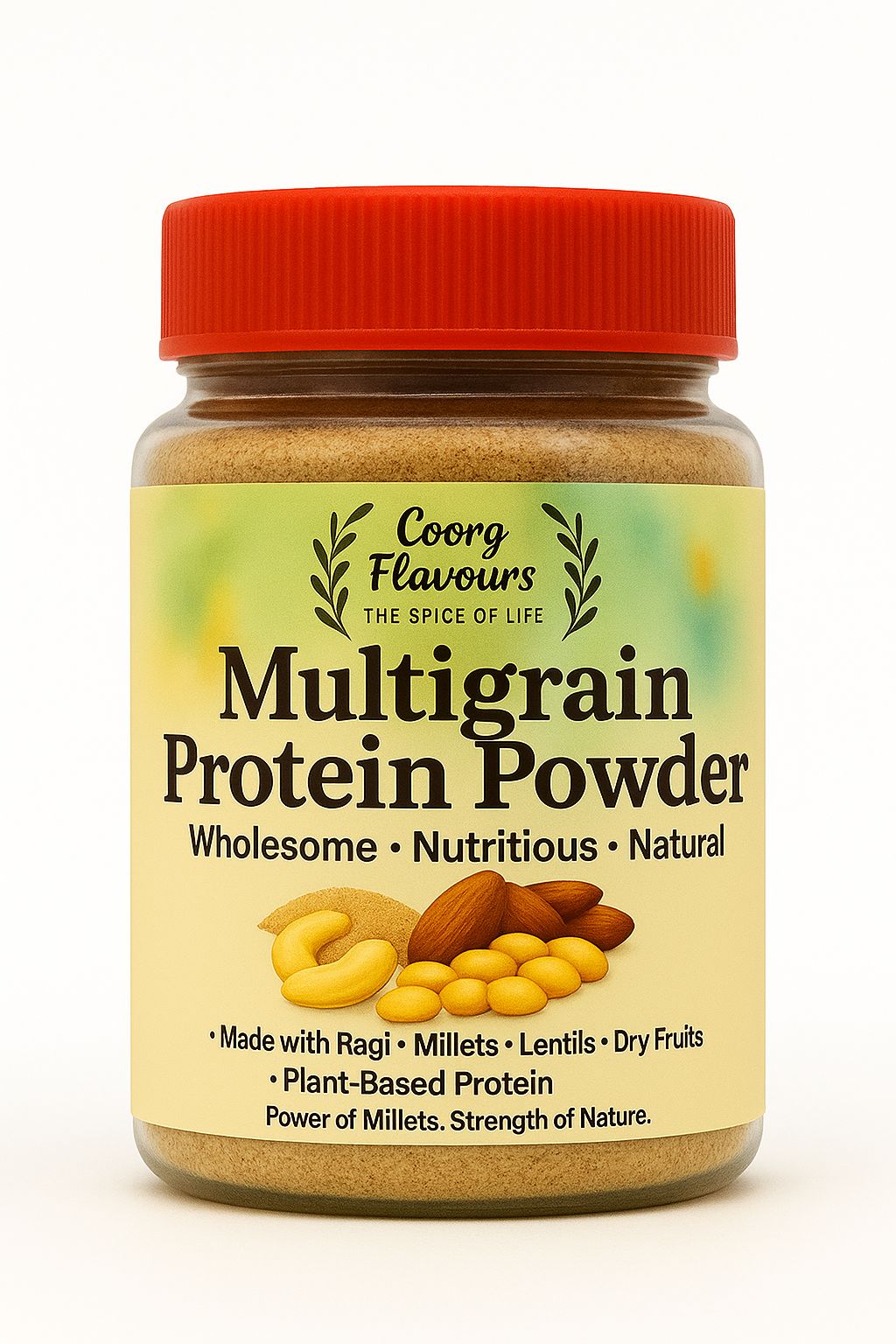 Coorg Flavours Multigrain Protein Powder with Ragi, Millets, Lentils & Dry Fruits