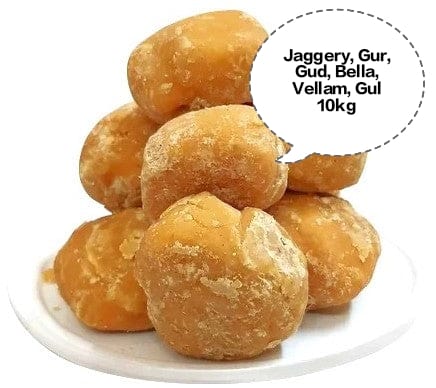 Jaggery, Gur, Gud, Bella, Vellam, Gul 10kg
