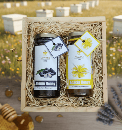 Honey Combo gift pack with wooden pine tray & Wooden spoon. Honey Combo gift pack with wooden pine tray & Wooden spoon.