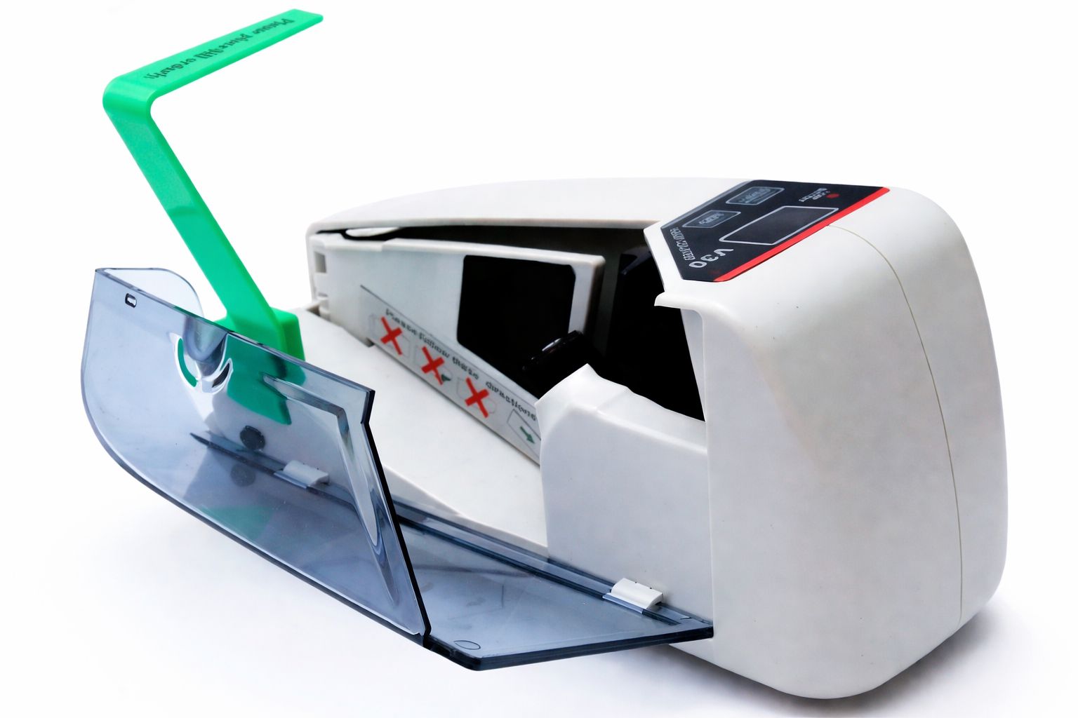 LTS V30 LED Display Mini Portable Money Counting Machine | Battery & Plug Support | High-Speed Note Counter (600 Notes/Min)