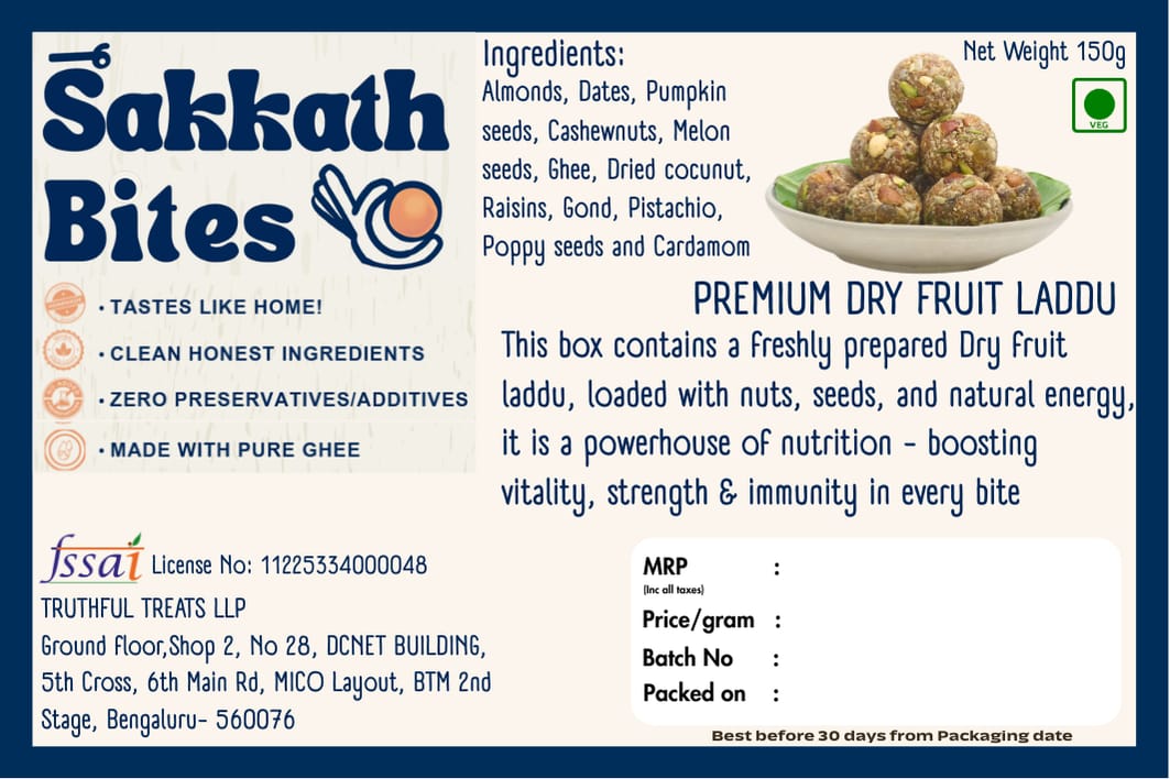 Dry Fruit Laddoo