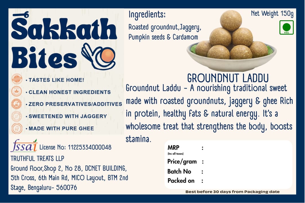 Groundnut Laddoo
