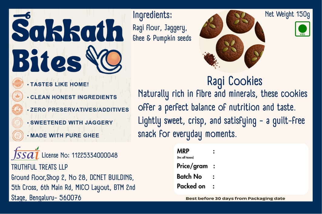 Premium Ragi Cookies