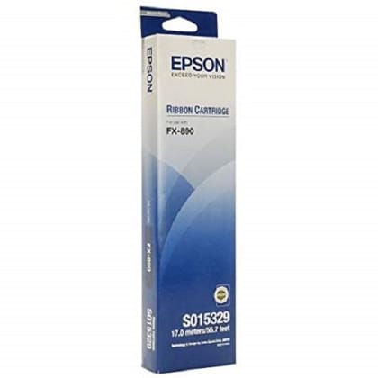 Epson S015329 FX-890 Fabric Ribbon -Cartridge (Black) 