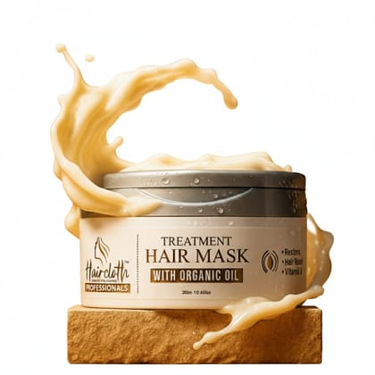 Haircloth Professionals Treatment Mask 300ML – Deep Repair, Intense Nourishment & Hair Revival