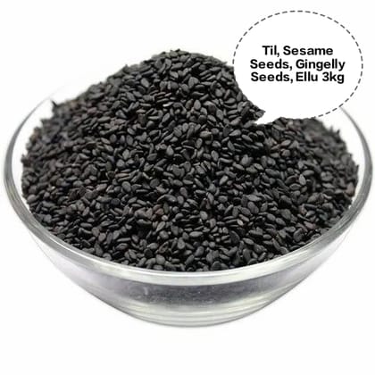 Til, Sesame Seeds, Gingelly Seeds, Ellu 3kg