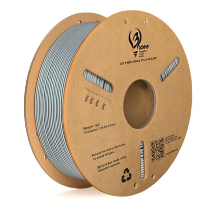 3idea Hyper ABS+ HS High-Speed 3D Printer Filament, 1.75mm Grey, Net Weight - 1KG Spool – High Toughness, Strong Layer Adhesion, Low Warping, Pro Grade Print Quality, ±0.02mm Precision