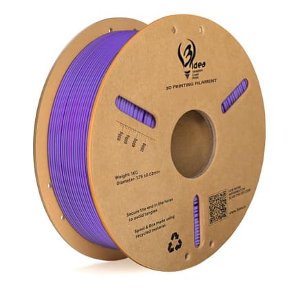 3idea Hyper ABS+ HS High-Speed 3D Printer Filament, 1.75mm Purple, Net Weight - 1KG Spool – High Toughness, Strong Layer Adhesion, Low Warping, Pro Grade Print Quality, ±0.02mm Precision