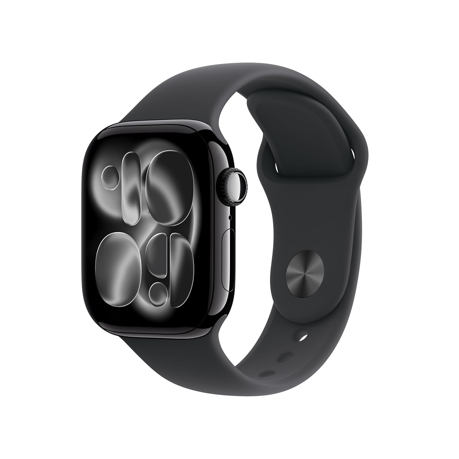 WEKTU Series 11 Smart Watch – 46mm Jet Black Aluminium Case with Black Sport Band (APPLE)