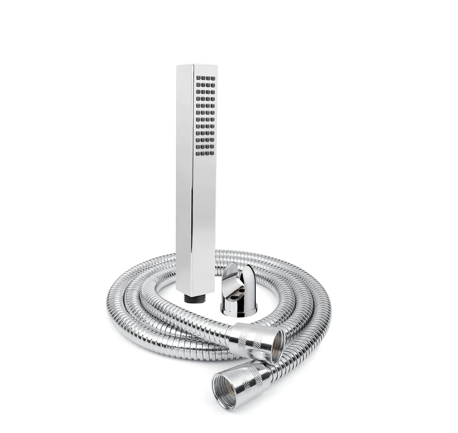 Hexa Abs Chrome Finish Hand Shower With 1.5 Meter 304- Grade Stainless Steel Hose&nbsp;Pipe&nbsp;&&nbsp;Hook