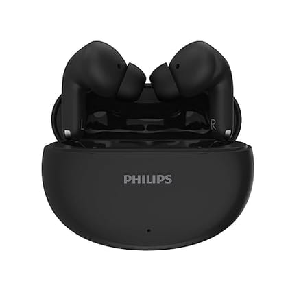 Philips TAT1269 Bluetooth Truly Wireless in Ear Earbuds with mic, 13mm Drivers, Bluetooth 5.4, 40H Playtime