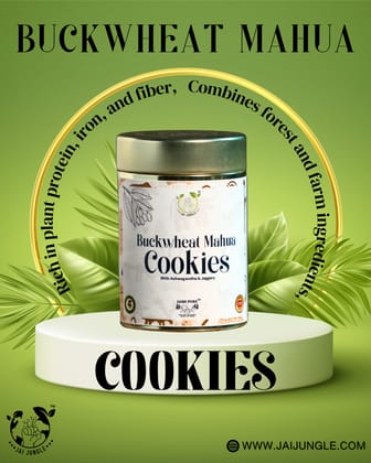 Buckwheat Jaggery Mahua Cookies