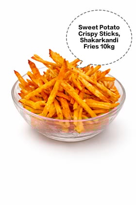 Sweet Potato Crispy Sticks, Shakarkandi Fries, Sweet Potato Finger Chips, Sweet Potato Masala Sticks, Shakarkandi Crunch 10kg