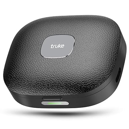 truke Mega 9 New Launch True Wireless in Ear Earbuds W/ 24-Bit Lossless Spatial Audio, 70H Battery Fast Charge Ear Buds (Charcoal Black)