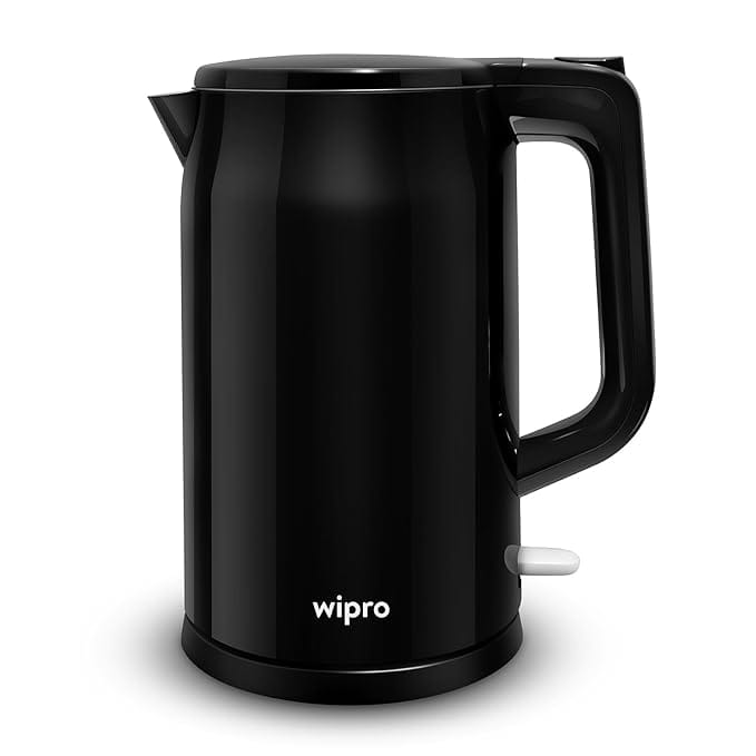wipro ABS Elato BK 213 Cool Touch Electric Kettle,1.8 Litre, Anti-Rust Shield (Black)