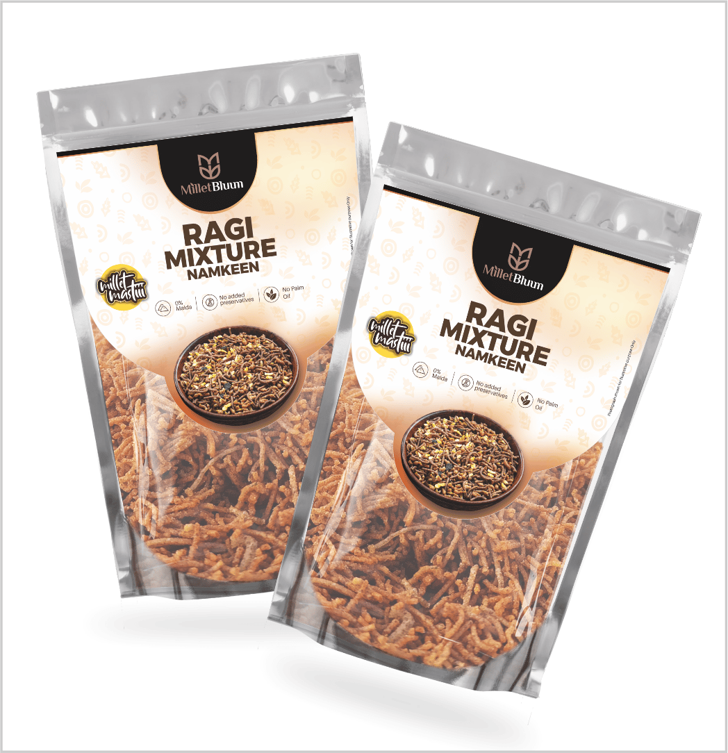 Millet Bhuum Ragi Mixture Pack of 2 - Healthy & Nutritious Snack