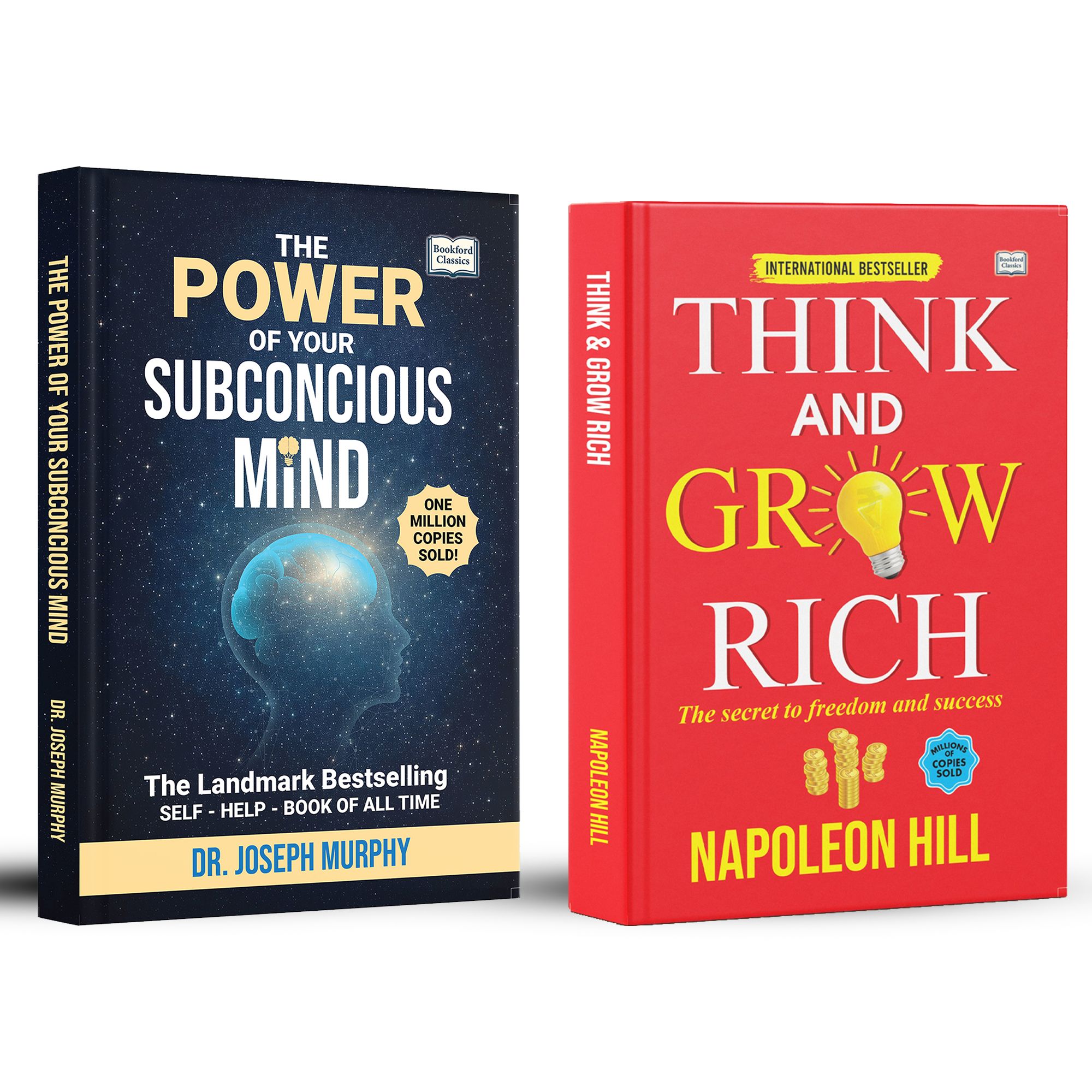 Think and Grow Rich + The Power of Your Subconscious Mind (Set of 2) | Original English Edition | Best Motivational & Psychology Books