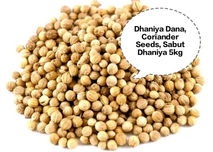 Dhaniya Dana, Coriander Seeds, Sabut Dhaniya, Coriander Whole, Dhania Seeds 5kg