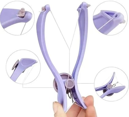 Eyebrow Face and All Parts Threading and Removal System Tweezers for eyebrows, threading tool, slique threading kit, Silique Eyebrow Hair Remover, threading machine for women, slique hair threading machine, threading epilators for women 