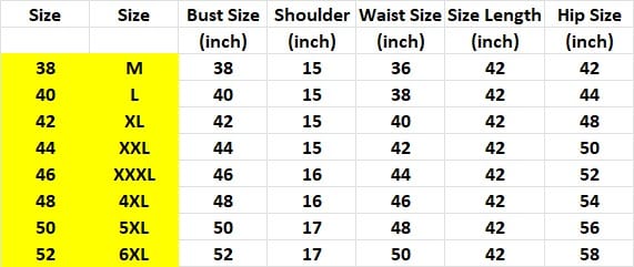 Size Guide Size Guide