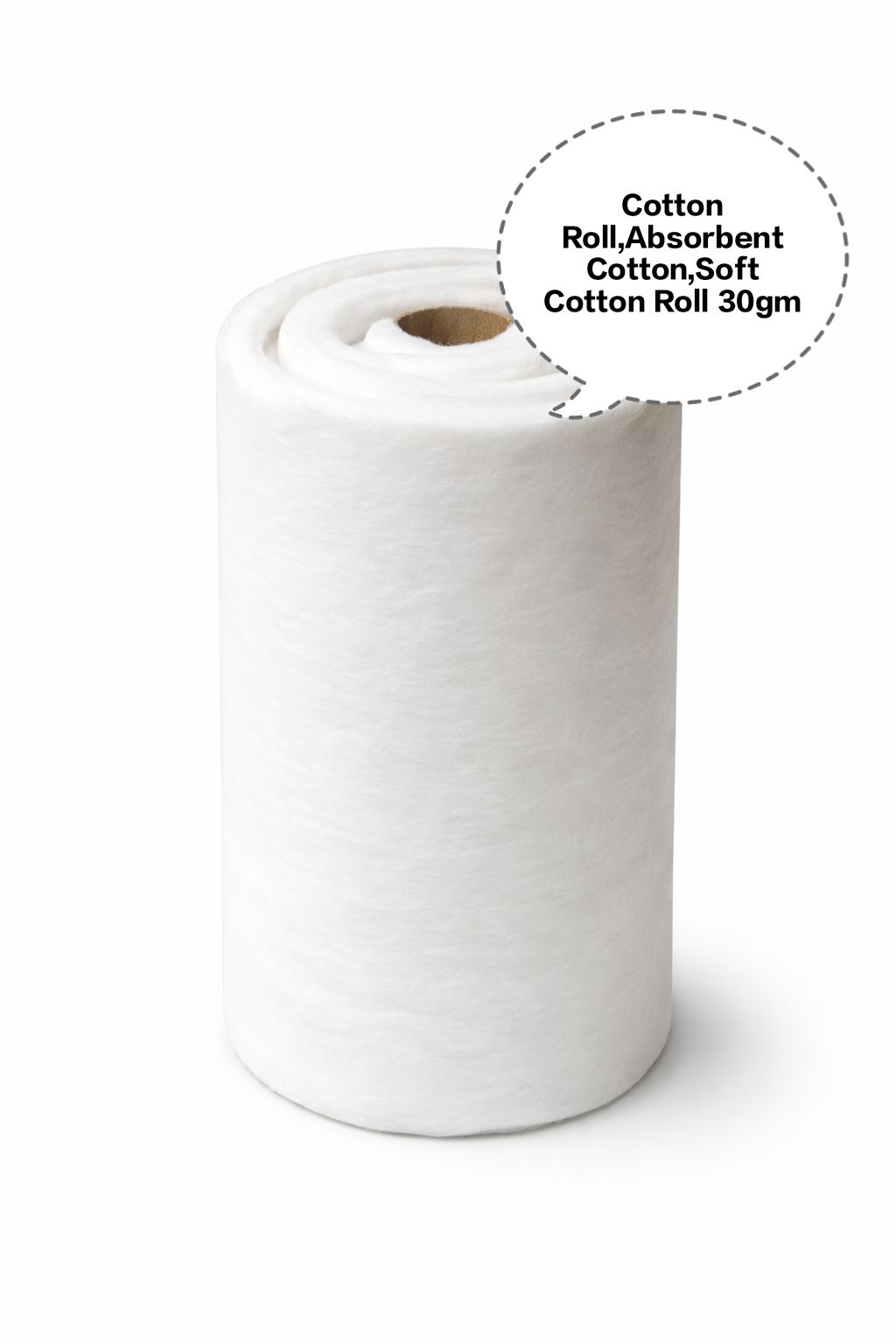 Cotton Roll, Absorbent Cotton, Soft Cotton Roll, Multipurpose Cotton Roll, Cotton Wool Roll 120gm/4pieces