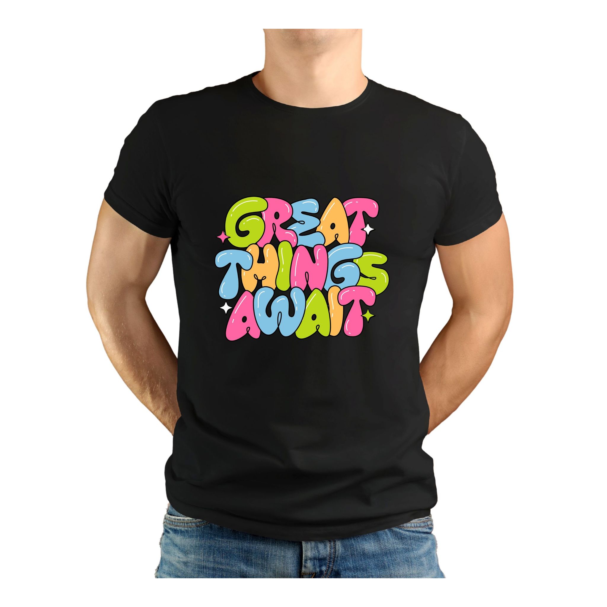 Trishoolin Typography Theme T-Shirt | Design 10204MB | Cotton Regular Fit | Crew Neck / Round Neck Half Sleeve | Pack of 1