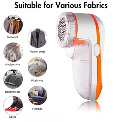 This clothes shaver is highly versatile and convenient. It's perfect for both travel and home use. Powered by just 2 AA batteries,