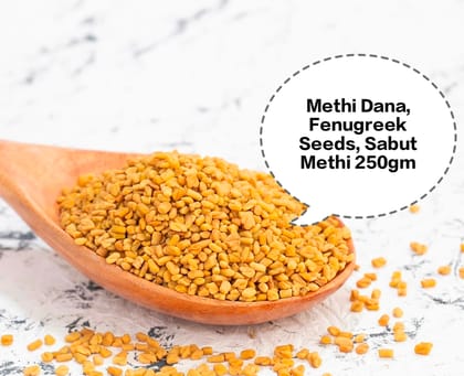 Methi Dana, Fenugreek Seeds, Sabut Methi, Methi Seeds, Whole Fenugreek 250gm