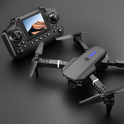 E88 MAX PRO Premium 4K HD Dual Camera Drone with Display Remote Controller