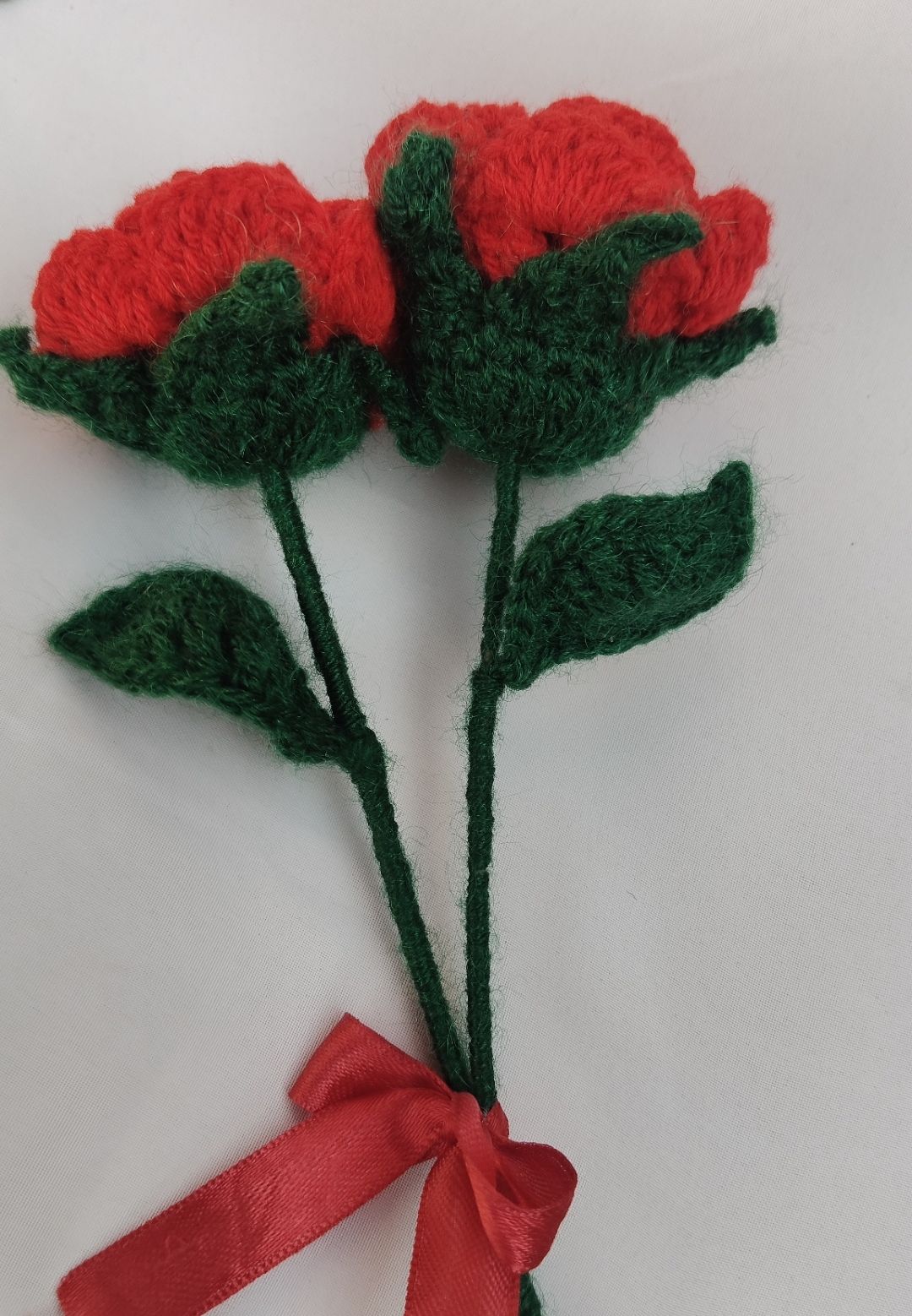 Bloom Craft Woolen Rose Duo