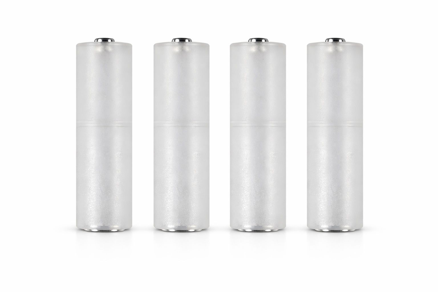 AAA to AA Battery Converter Adapter Sleeves – Converts AAA Batteries to AA Size | Reusable Battery Holders for Remote, Toys, Clock & More (Pack of 4)