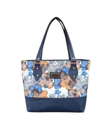 Stylish Floral Printed Tote Handbag