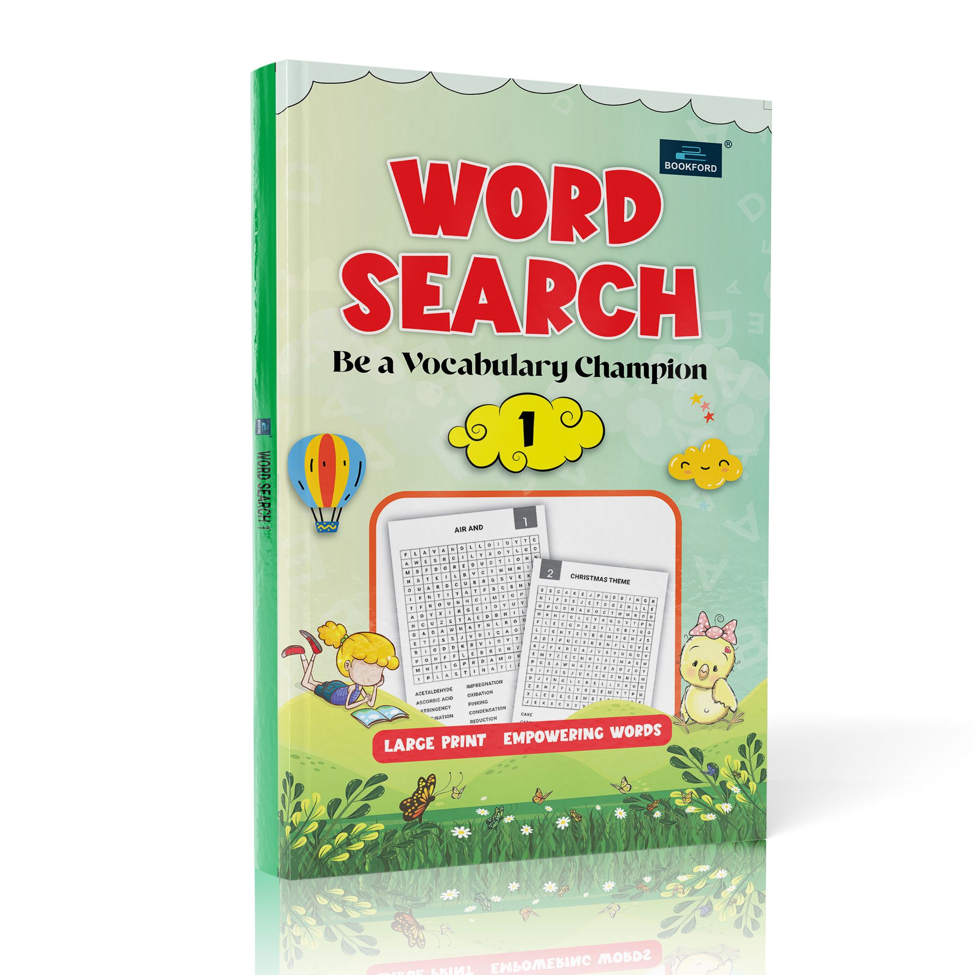 Word Search be a Vocabulary Champion Book-1 for Kids - Booster Activity and Crossword Puzzle Book - Age 3+ Years