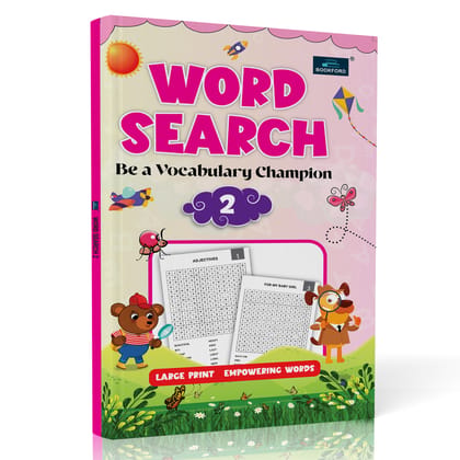 Word Search be a Vocabulary Champion Book-2 for Kids - Booster Activity and Crossword Puzzle Book - Age 3+ Years