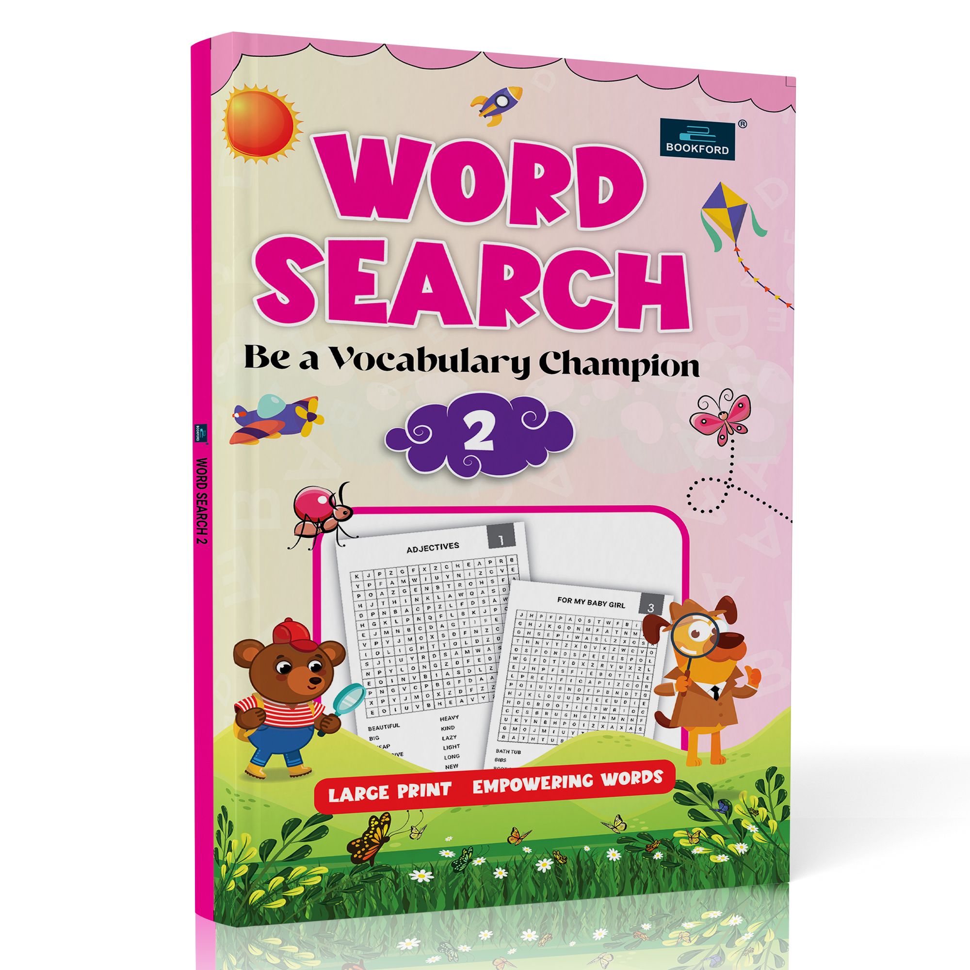 Word Search be a Vocabulary Champion Book-2 for Kids - Booster Activity and Crossword Puzzle Book - Age 3+ Years