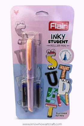 Flair Inky Student Roller Fountain Pen(2pcs) 