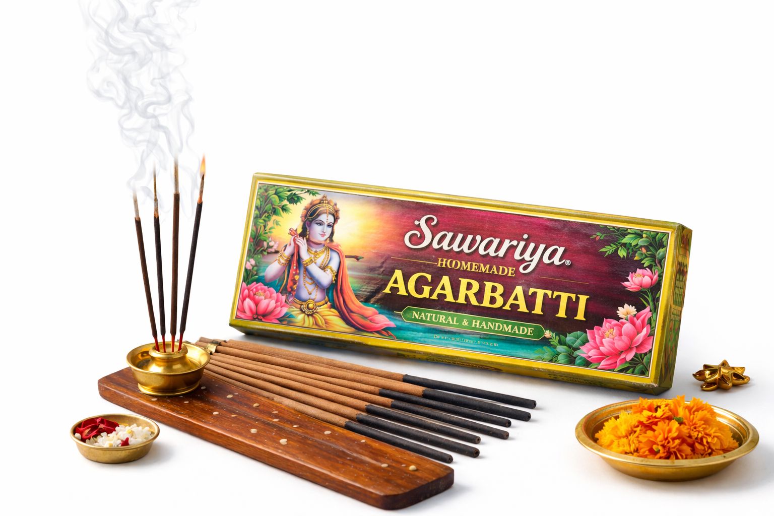 Sawariya Homemade Natural & Handmade Agarbatti Incense Sticks