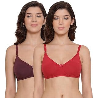 Minha pack of 2 cotton hoseiry bra set