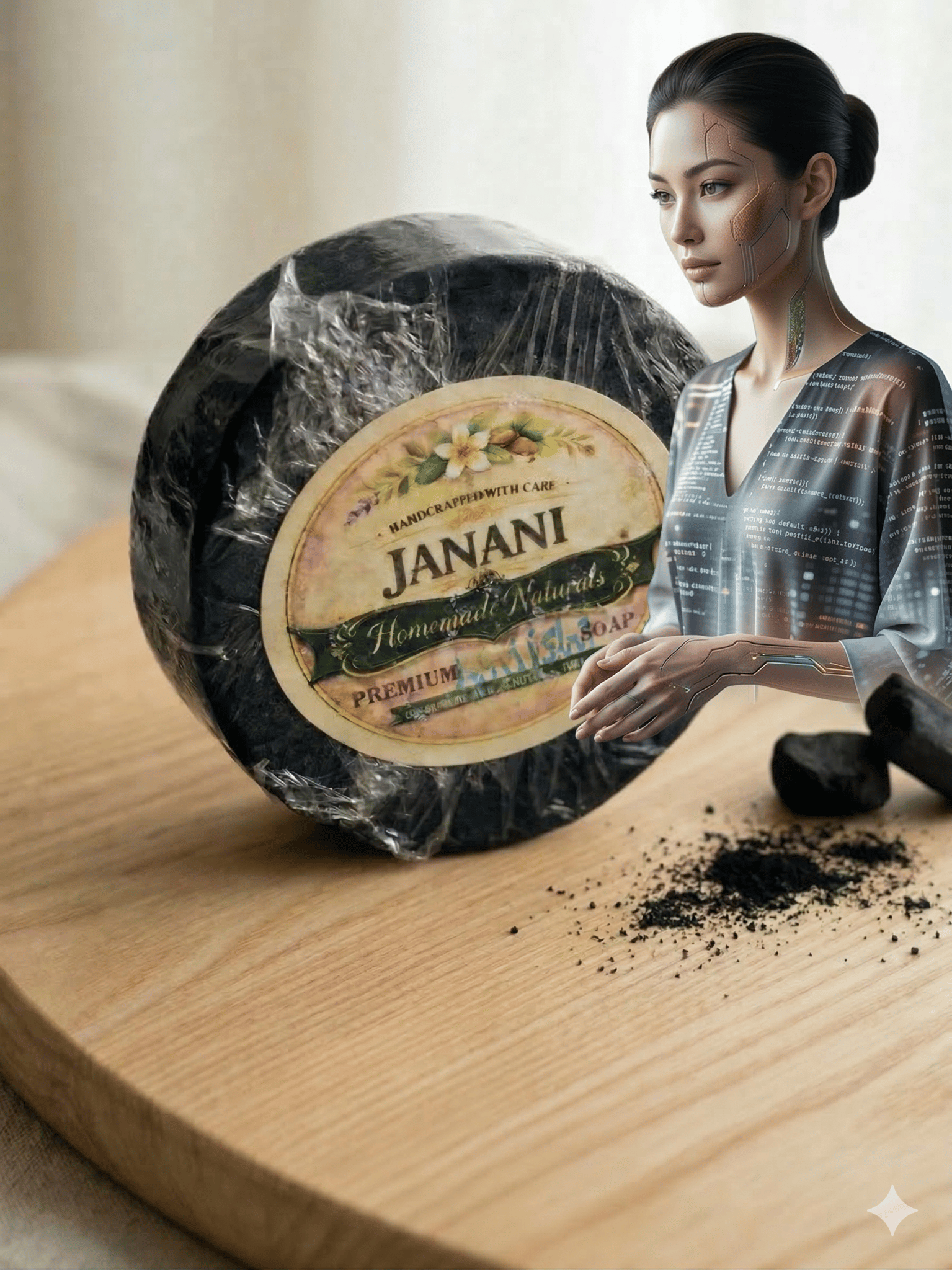 Janani Hand Made Charcoal Soap
