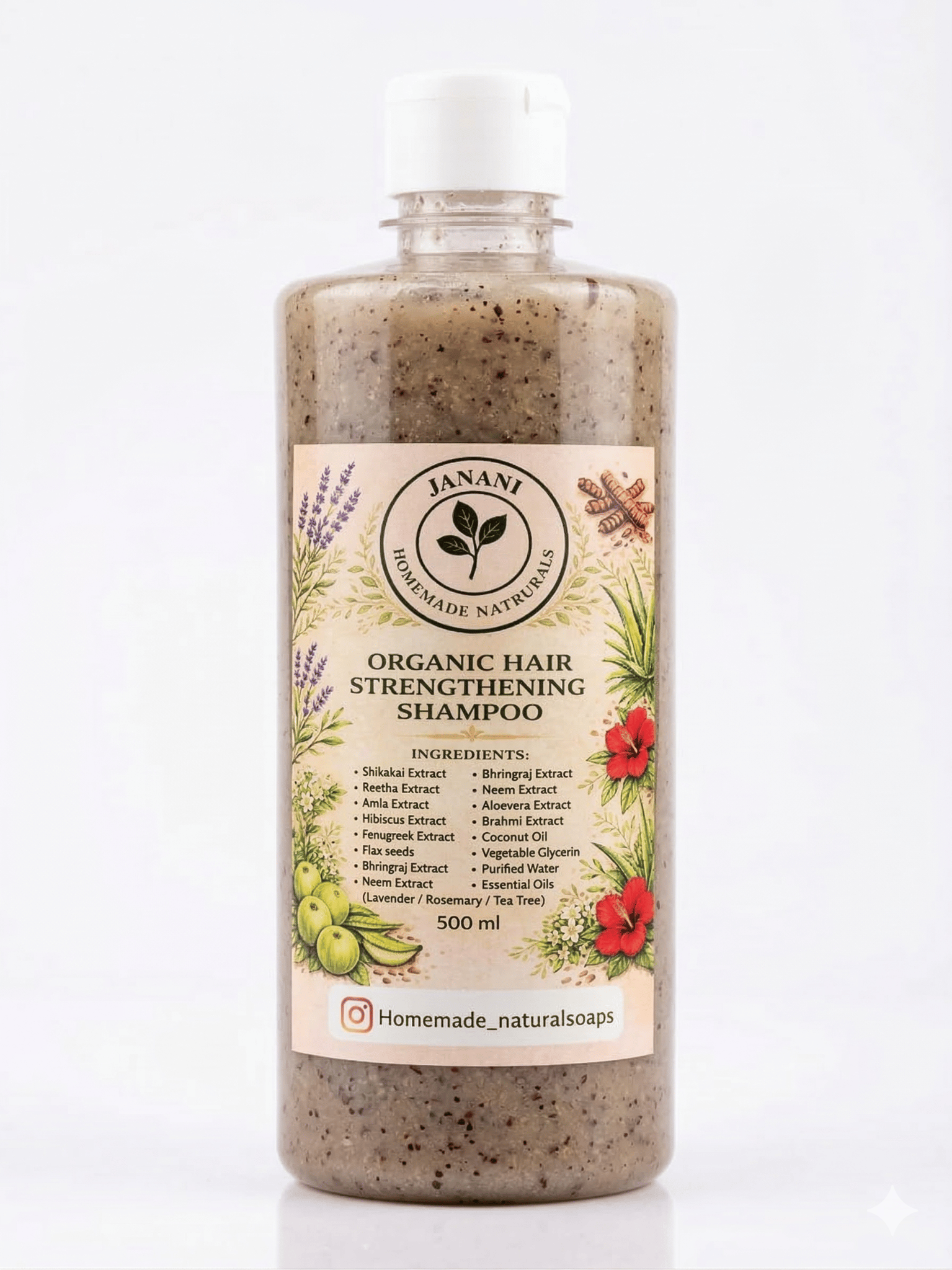 Janani Natural Anti dandruff hand made shampoo