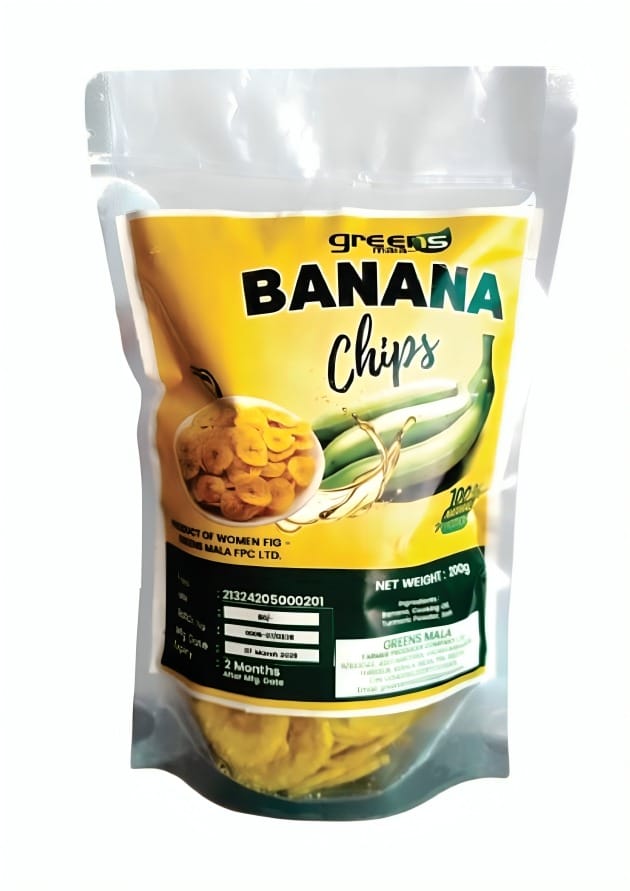 Greens Mala Banana Chips