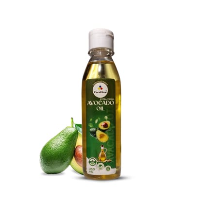CocoGlow Extra Virgin Avocado Oil Wood Pressed 100% Pure Natural 250ml CocoGlow Extra Virgin Avocado Oil Wood Pressed 100% Pure Natural 250ml