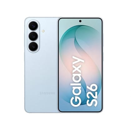 Samsung Galaxy S26 5G (12GB RAM,256GB Storage)-Sky Blue